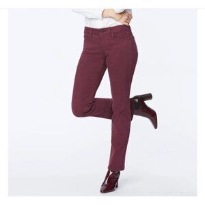 Gap Boot Cut Stretch Straight Leg Burgundy Pants